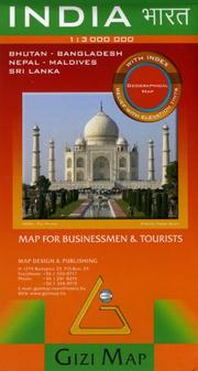 India 1:3 000 000 : Bhutan, Bangladesh, Nepal, Maldives, Sri Lanka, map for businessmen & tourists /