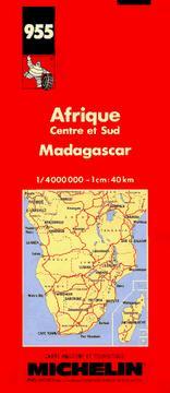 Afrique, centre et sud, Madagascar : carte routière et touristique /