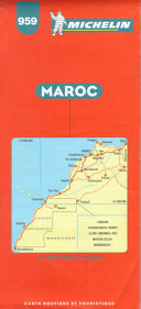 Carte routière et touristique, Michelin. Morocco /