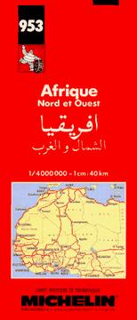 Afrique, nord et ouest : carte routière et touristique = Afrīqiyā, al-shamāl wa-al-gharb = Africa, north and west /