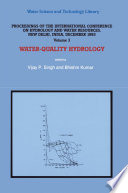 Water-quality hydrology /