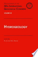 Hydrogeology : proceedings of the 30th International Geological Congress, Beijing, China, 4-14 August 1996 /