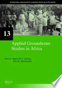 Applied groundwater studies in Africa /