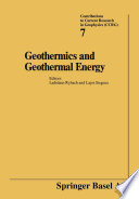 Geothermics and geothermal energy /