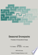 Seasonal snowpacks : processes of compositional change /