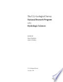 The U.S. Geological Survey National Research Program in the hydrologic sciences /