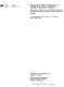 Subsurface waste disposal in Lambton County, Ontario : piezometric head in the disposal formation and groundwater chemistry of the shallow aquifer /