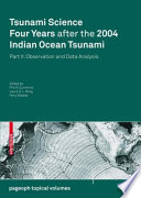 Tsunami science four years after the 2004 Indian Ocean Tsunami /