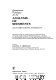 Quantitative techniques for the analysis of sediments : an international symposium : proceedings of an international symposium held at the IX International Sedimentological Congress in Nice, France, on 8 July 1975 ... /