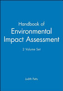 Handbook of environmental impact assessment /