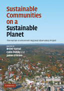 Sustainable communities on a sustainable planet : the Human-Environment Regional Observatory project /