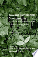 Toward sustainable communities : transition and transformations in environmental policy /