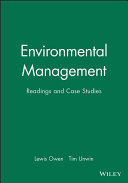 Environmental management : readings and case studies /