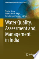 Water Quality, Assessment and Management in India /