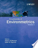 Encyclopedia of environmetrics /