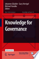 Knowledge for Governance /