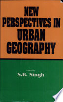 New perspectives in urban geography /