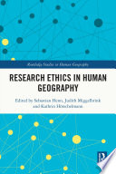 Research ethics in human geography /