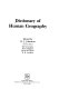 Dictionary of human geography /