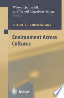 Environment across cultures /
