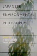 Japanese environmental philosophy /