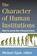 The character of human institutions /