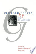 Clifford Geertz by his colleagues /