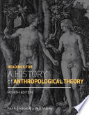 Readings for A history of anthropological theory /