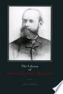 The library of Daniel Garrison Brinton /