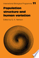 Population structure and human variation /