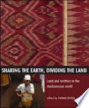 Sharing the earth, dividing the land : territorial categories and institutions /