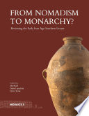 From nomadism to monarchy? : revisiting the early Iron Age southern Levant /