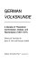 German Volkskunde : a decade of theoretical confrontation, debate, and reorientation (1967-1977) /
