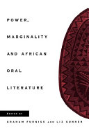 Power, marginality and African oral literature /