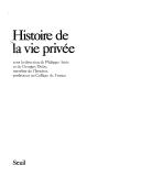 Histoire de la vie privée /