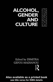 Alcohol, gender, and culture /