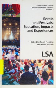 Events and festivals : education, impacts and experiences /