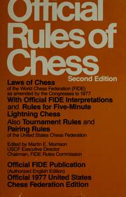 Official rules of chess /