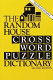 The Random House crossword puzzle dictionary.
