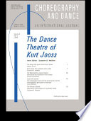 The dance theatre of Kurt Jooss /