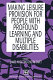 Making leisure provision for people with profound learning and multiple disabilities /