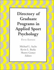 Directory of graduate programs in applied sport psychology /