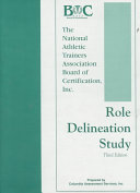 Role delineation study /