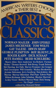 Sports classics : American writers choose their best /