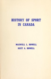 History of sport in Canada /