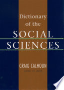 Dictionary of the social sciences /