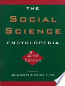The Social science encyclopedia /