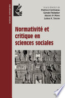 Normativité et critique en sciences sociales /