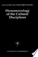 Phenomenology of the cultural disciplines /