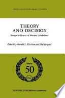 Theory and decision : essays in honor of Werner Leinfellner /